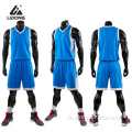 Équipe de conception de haut niveau Blue Basketball Uniforms Basketball Jerseys